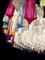 Triedri Murano Glass Chandeliers with 265 Multicolored and Clear Prism, 1999, Set of 2 14