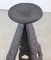 Vintage Brutalist Floor Candlestick in Metal, Image 4