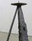 Vintage Brutalist Floor Candlestick in Metal, Image 6