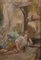 Junge nackte Frau & Liegender Mann, 1900, Aquarell auf Papier 4