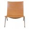 PK-22 Lounge Chair in Patinated Elegance Leather by Poul Kjærholm for Fritz Hansen 1