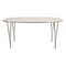 Vintage B611 Ellipse Table in White by Piet Hein for Fritz Hansen, 1990s 1