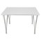 Square Coffee Table in Grey by Piet Hein for Fritz Hansen, 1980s, Image 1