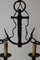 Wrought -Iron Vikinger Longboat Chandelier with Horse Head 18