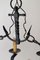 Wrought -Iron Vikinger Longboat Chandelier with Horse Head 8
