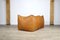 Le Bambole 2-Seater Sofa in Cognac Leather by Mario Bellini for B&b Italia, 1970s 8