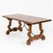 Vintage Baroque Style Table in Walnut 5