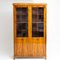 Southern German Biedermeier Walnut Bookcase with Glazed Doors, 1820 1