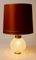 Lámpara de mesa pequeña con pie de lámpara iluminado, años 60, Imagen 2