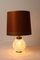 Lámpara de mesa pequeña con pie de lámpara iluminado, años 60, Imagen 6