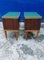 Wooden Bedside Tables with Glass Top, Italy, 1950s, Set of 2 9