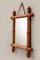 Vintage French Bamboo Mirror., 1920s, Image 2