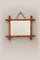 Vintage French Bamboo Mirror., 1920s, Image 1