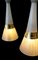 Mid-Century Ceiling Lamps with Glass Domes, Set of 3 16