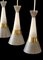 Mid-Century Ceiling Lamps with Glass Domes, Set of 3 3