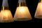 Mid-Century Ceiling Lamps with Glass Domes, Set of 3, Image 11