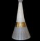 Lampade da soffitto Mid-Century con cupole in vetro, set di 3, Immagine 14