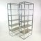 Belgian Shelves in Chrome and Smoked Glass from Belgo Chrom, 1980, Set of 2 1