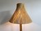 Mid-Century French Floor Lamp in Rattan and Straw, 1950s, Image 6
