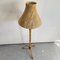 Mid-Century French Floor Lamp in Rattan and Straw, 1950s, Image 8