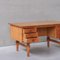 Mid-Century Danish Oak Desk attributed to Henning Kjærnulf 6