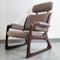 Mid-Century Lounge Chair in Rosewood and Wool from Baumann, 1960s 1