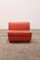 Amanta Modular Sofas in Orange Leather by Mario Bellini for C&b, Italy, 1960s, Set of 4 3