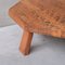 Mid-Century Dutch Brutalist Octagonal Oak Coffee Table 4