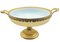 Große französische Tazza aus Opalglas aus Bronze in Opalglas gefasst 4