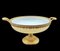 Large French Opaline Glass Tazza Bronze Mounted in Opaline, Image 8