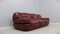 Vintage Leather 3-Seater Sofa from Mobil Girgi, 1970s 15