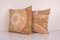 Mid-20th Century Suzani Cushions with Samarkand Suzani Rug, Set of 2 2