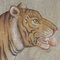 Grande Tenture Murale Tigre, Inde, 19ème Siècle 8