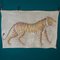 Tapiz de pared con tigre indio grande del siglo XIX, Imagen 1