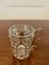 Edwardian Silver and Glass Coffee Cups, 1910s, Set of 6 5
