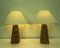 Lampade da tavolo Mid-Century in vimini, anni '70 set di 2, Immagine 15