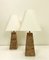 Vintage Woven Rattan Table Lamps, 1970s, Set of 2 2