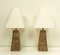 Vintage Woven Rattan Table Lamps, 1970s, Set of 2, Image 1