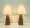 Vintage Woven Rattan Table Lamps, 1970s, Set of 2, Image 3