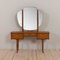 Vintage Scandinavian Teak Dressing Table with Adjustable Mirrors and 5 Drawers, Denmark, 1960s 6