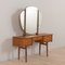 Vintage Scandinavian Teak Dressing Table with Adjustable Mirrors and 5 Drawers, Denmark, 1960s 1