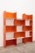 Mobile da parete modulare arancione, Francia, anni '60, Immagine 1