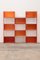 Mobile da parete modulare arancione, Francia, anni '60, Immagine 2