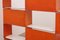 Mueble de pared francés modular en naranja, años 60, Imagen 15