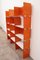 Mueble de pared francés modular en naranja, años 60, Imagen 4