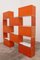 Modular French Wall Furniture in Orange, 1960s 7