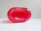 Murano Salviati Vase Cuore in Red by Maria Christina Hamel, Italy, 1990s 7