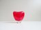 Vase Cuore Murano Salviati Rouge par Maria Christina Hamel, Italie, 1990s 2