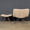 20th Century Italian Swivel Chairs with Matching Foot Stools, 1970s, Set of 4, Image 4