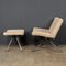 20th Century Italian Swivel Chairs with Matching Foot Stools, 1970s, Set of 4, Image 3